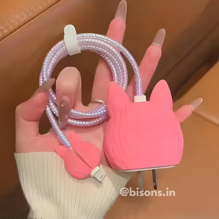 Labubu Edition – iPhone Charger Cover (With Wire Protector)