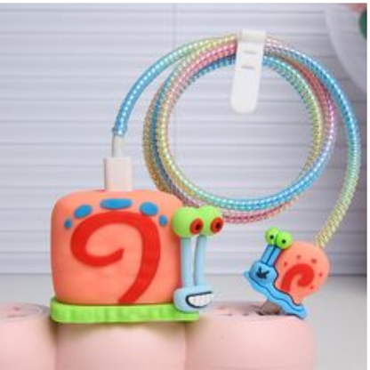 Gary the Snail Edition – iPhone Charger Cover (With Wire Protector)