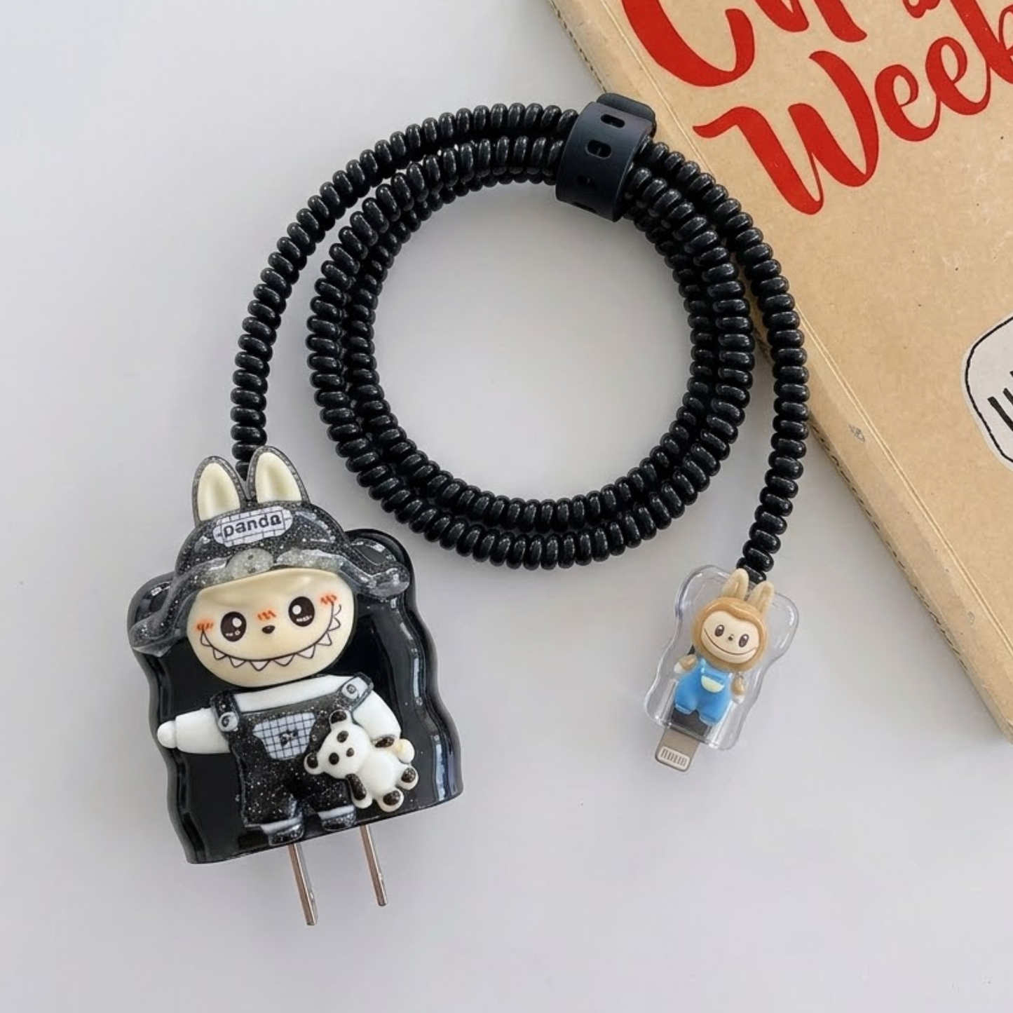 Black Mischief Labubu Edition – iPhone Charger Cover