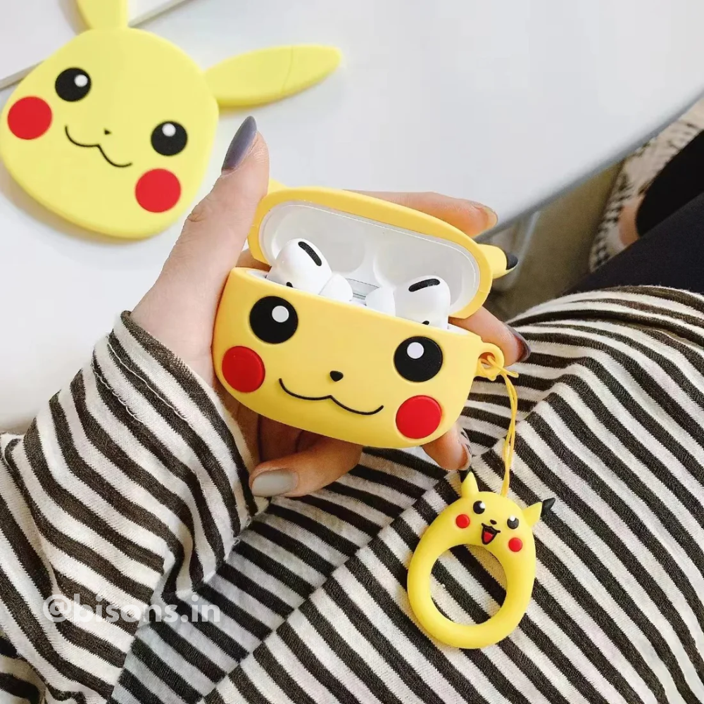 Pokemon Pikachu Edition Airpods - Premium Silicone Case Apple Airpods Cover