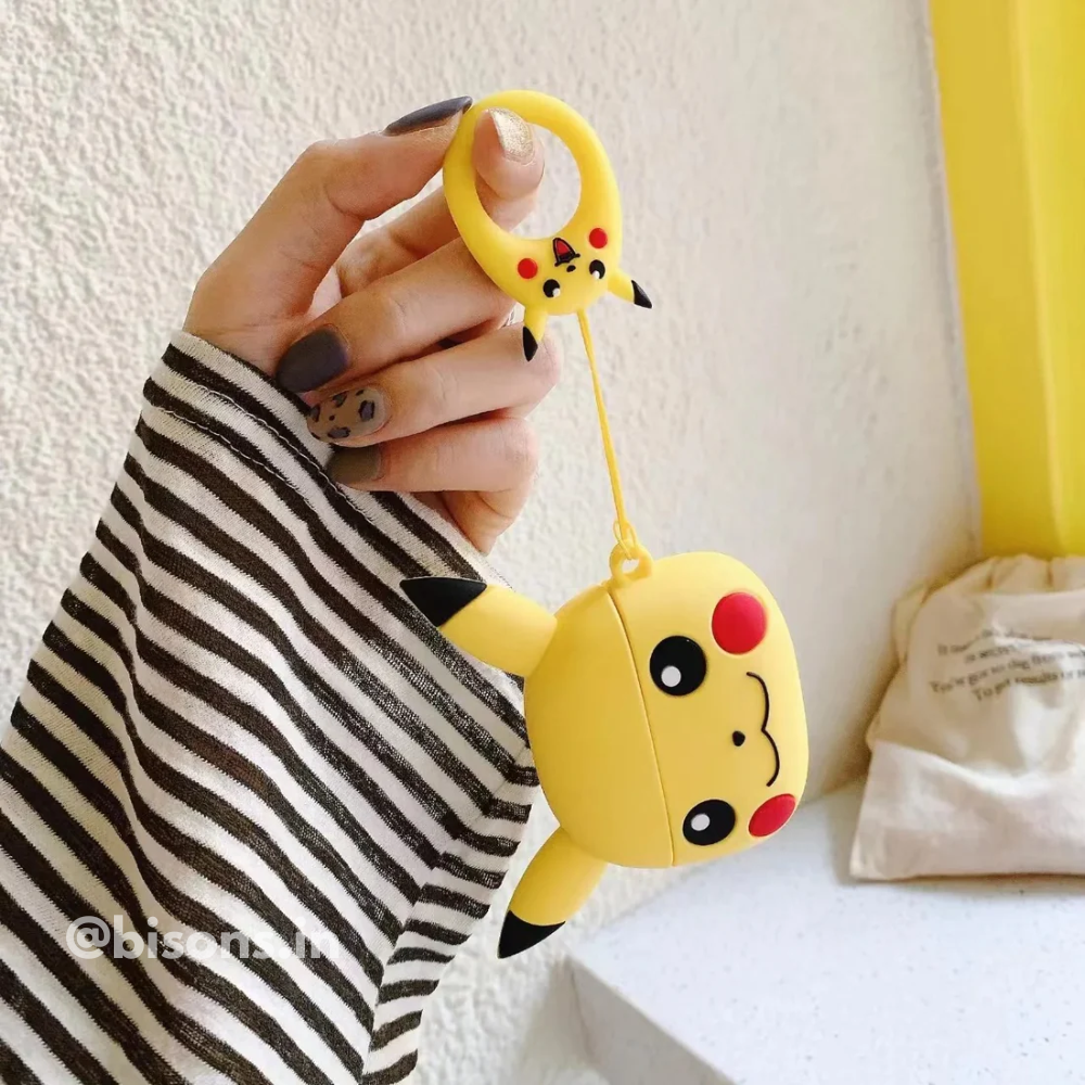 Pokemon Pikachu Edition Airpods - Premium Silicone Case Apple Airpods Cover