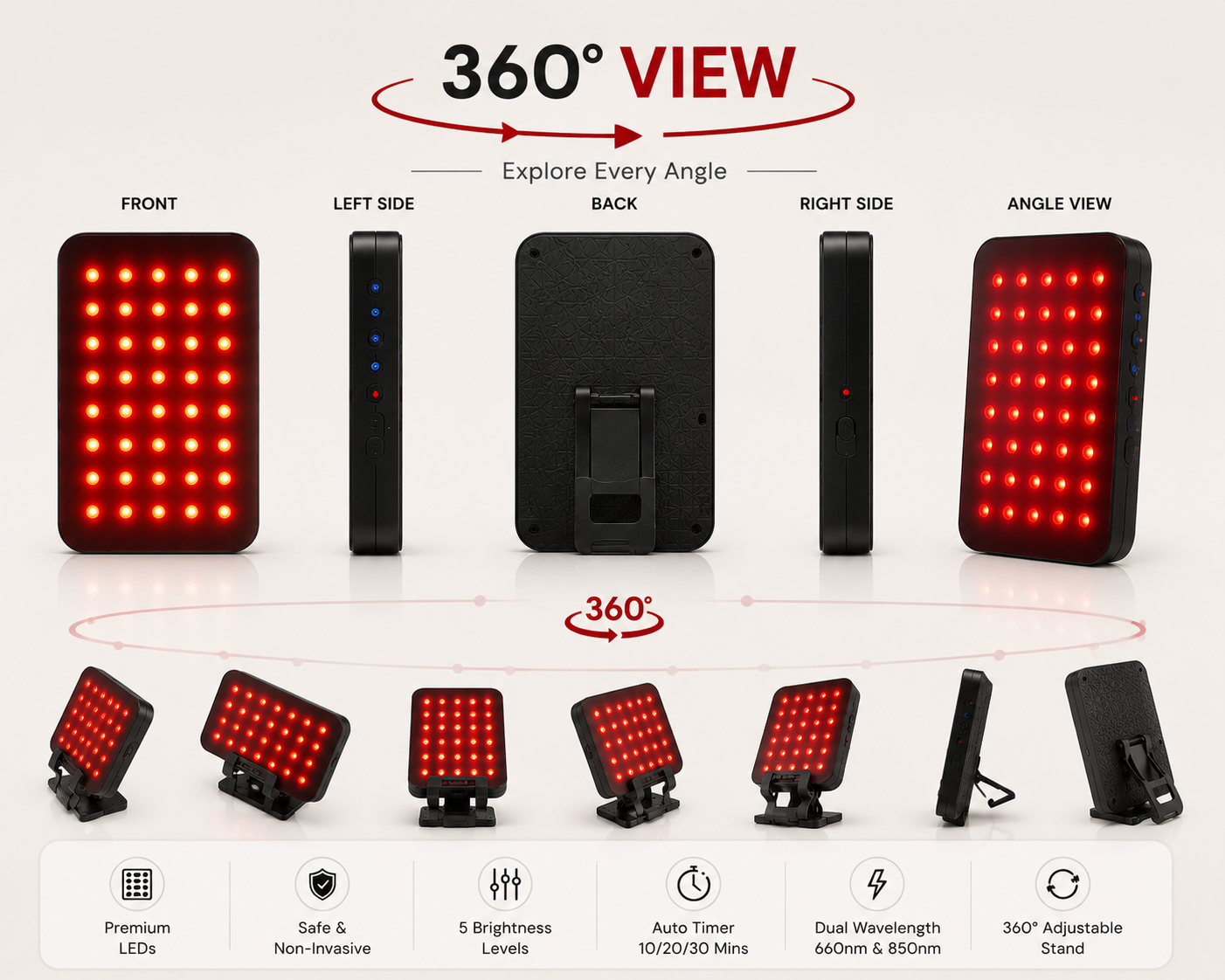 LiteX™ RGB Rechargeable Pocket Camera Light