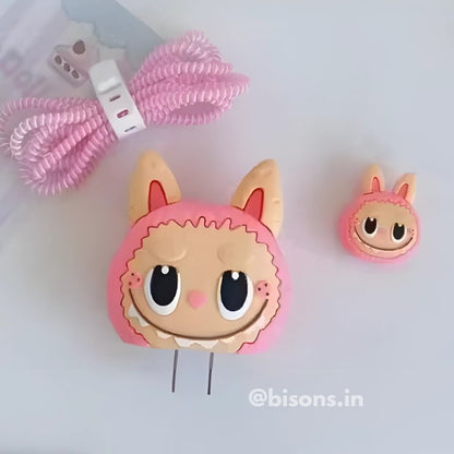 Labubu Edition – iPhone Charger Cover (With Wire Protector)