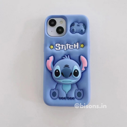 Blue Mischief Case iPhone Case (With Built-in Stand)