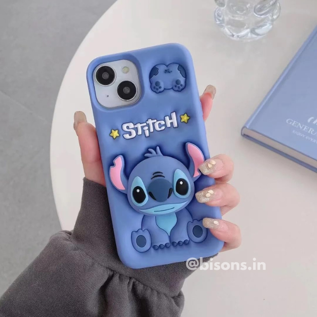 Blue Mischief Case iPhone Case (With Built-in Stand)
