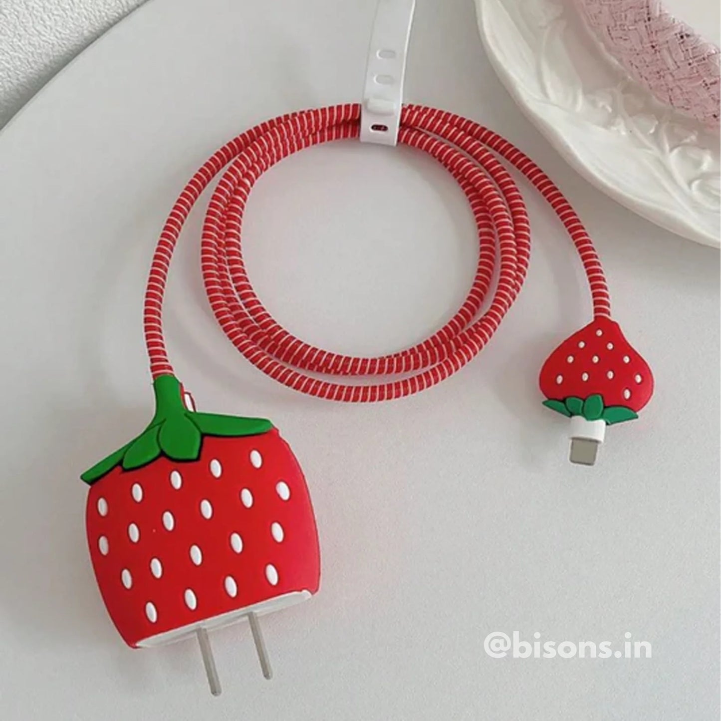 BobaBerry Edition – iPhone Charger Cover (With Wire Protector)