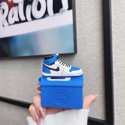 Cactus Court Drip Case Airpods- Sky Blue Sneaker AirPods Cover