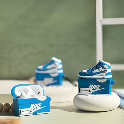 Cactus Court Drip Case Airpods-  Blue Sneaker AirPods Cover