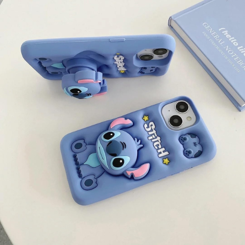 Blue Mischief Case iPhone Case (With Built-in Stand)