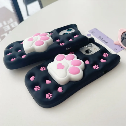 PawPuff iPhone Case (With Built-in Stand)