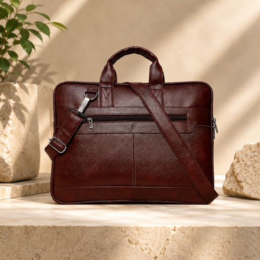 The Executive Tote- Bisons Sienna