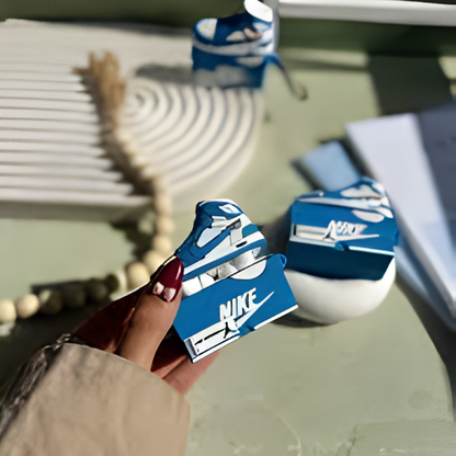 Cactus Court Drip Case Airpods-  Blue Sneaker AirPods Cover