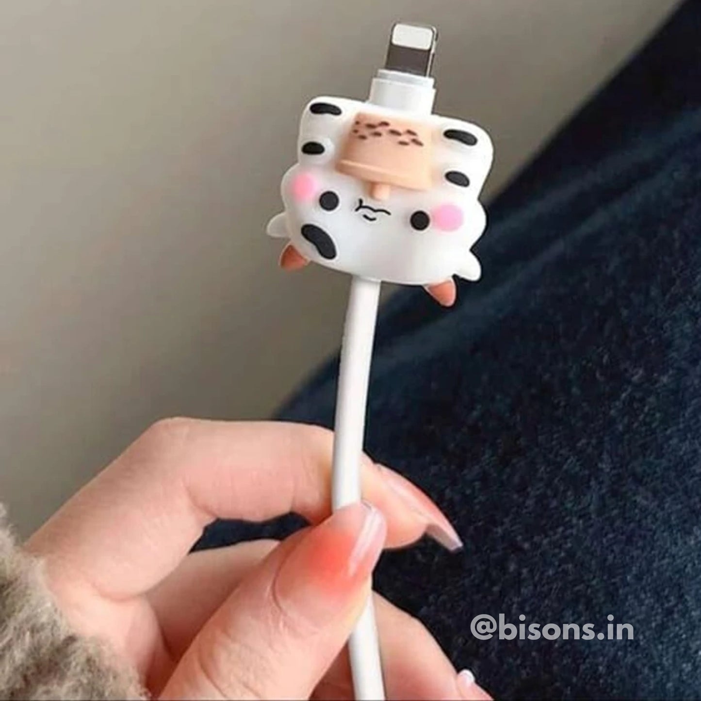 Cute Cow Edition – iPhone Charger Cover (With Wire Protector)