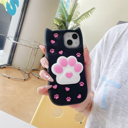PawPuff iPhone Case (With Built-in Stand)