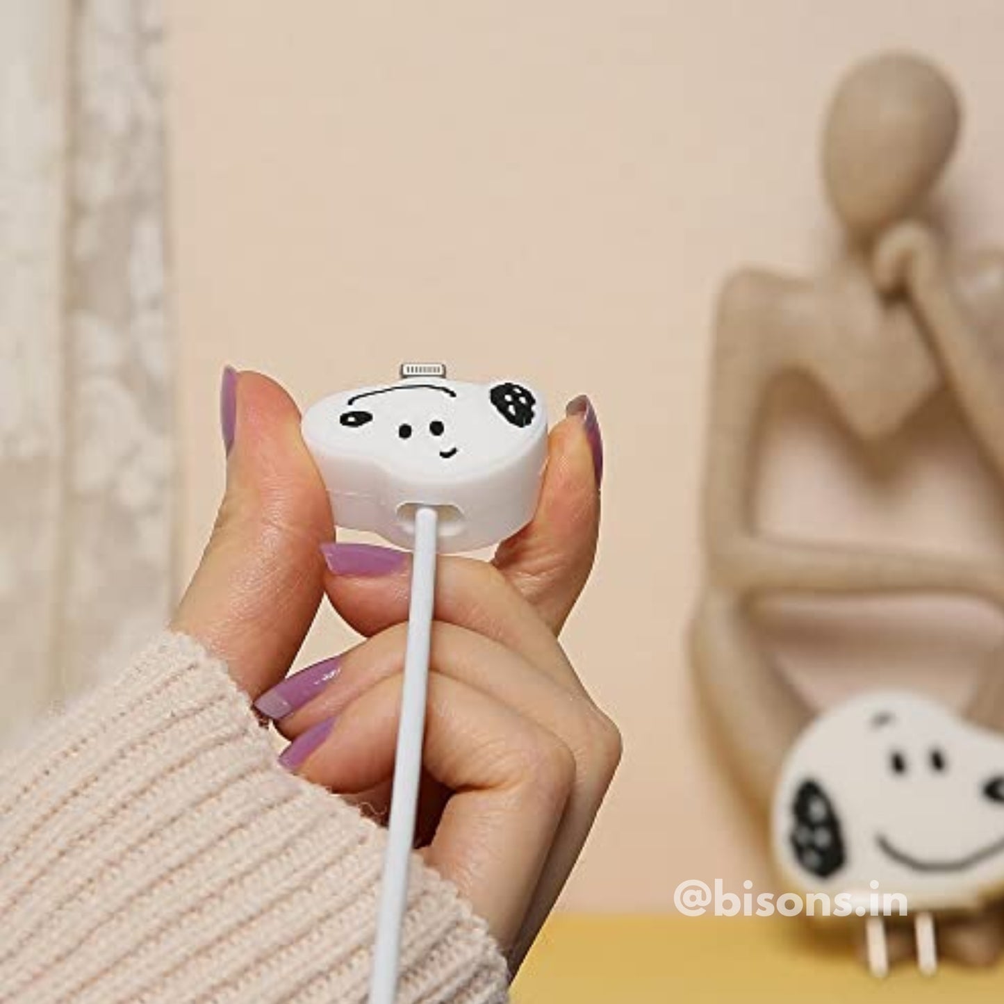 Snoopy Edition – iPhone Charger Cover (With Wire Protector)