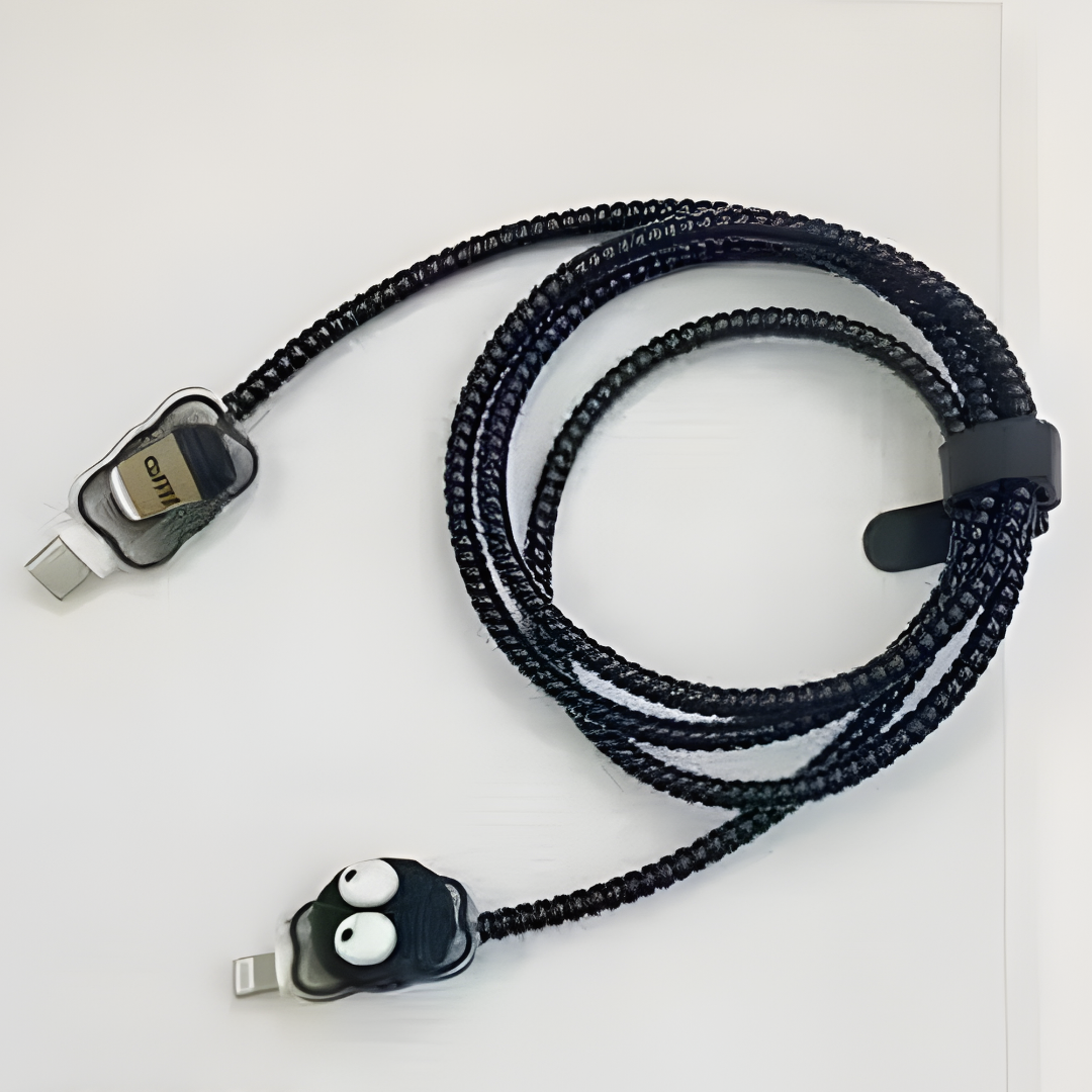 3D Espresso Edition – iPhone Charger Cover (With Wire Protector)