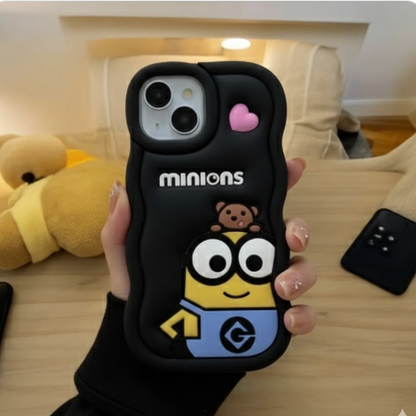 Mini Minions iPhone Case (With Built-in Stand)