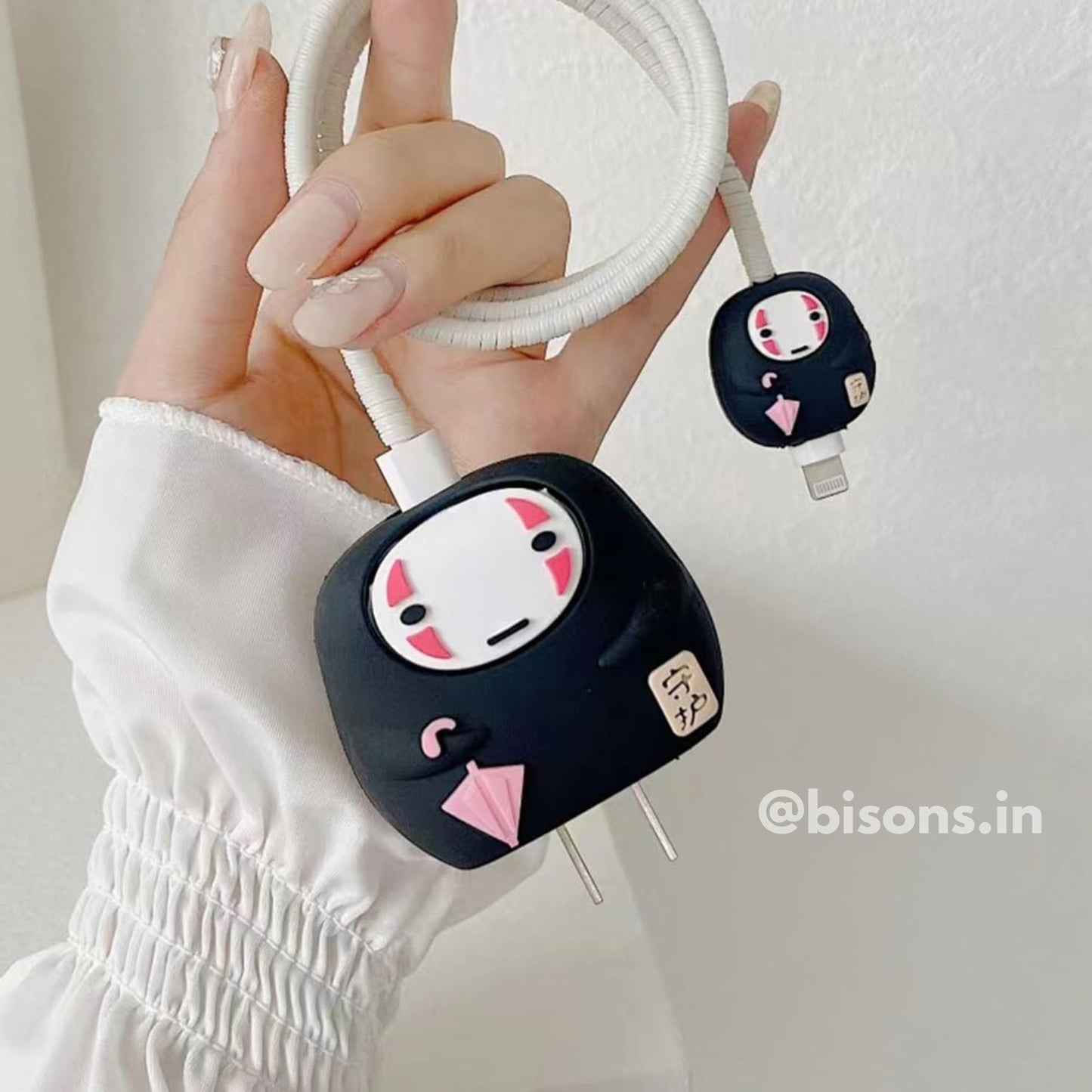 Moon Ghost Edition – iPhone Charger Cover (With Wire Protector)