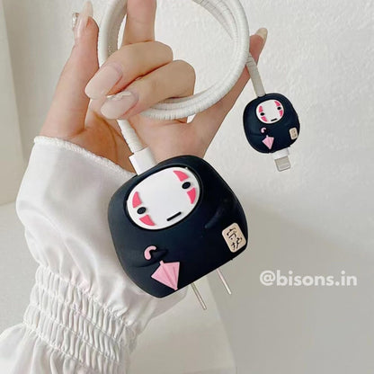 Moon Ghost Edition – iPhone Charger Cover (With Wire Protector)