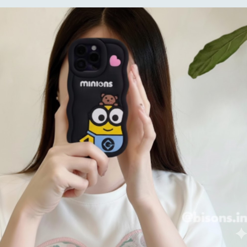 Mini Minions iPhone Case (With Built-in Stand)