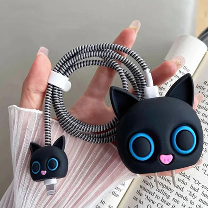 Cosmo Cat Edition – iPhone Charger Cover (With Wire Protector)