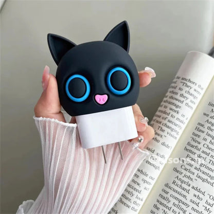 Cosmo Cat Edition – iPhone Charger Cover (With Wire Protector)