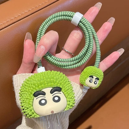Shinchan Durian Edition – iPhone Charger Cover (With Wire Protector)