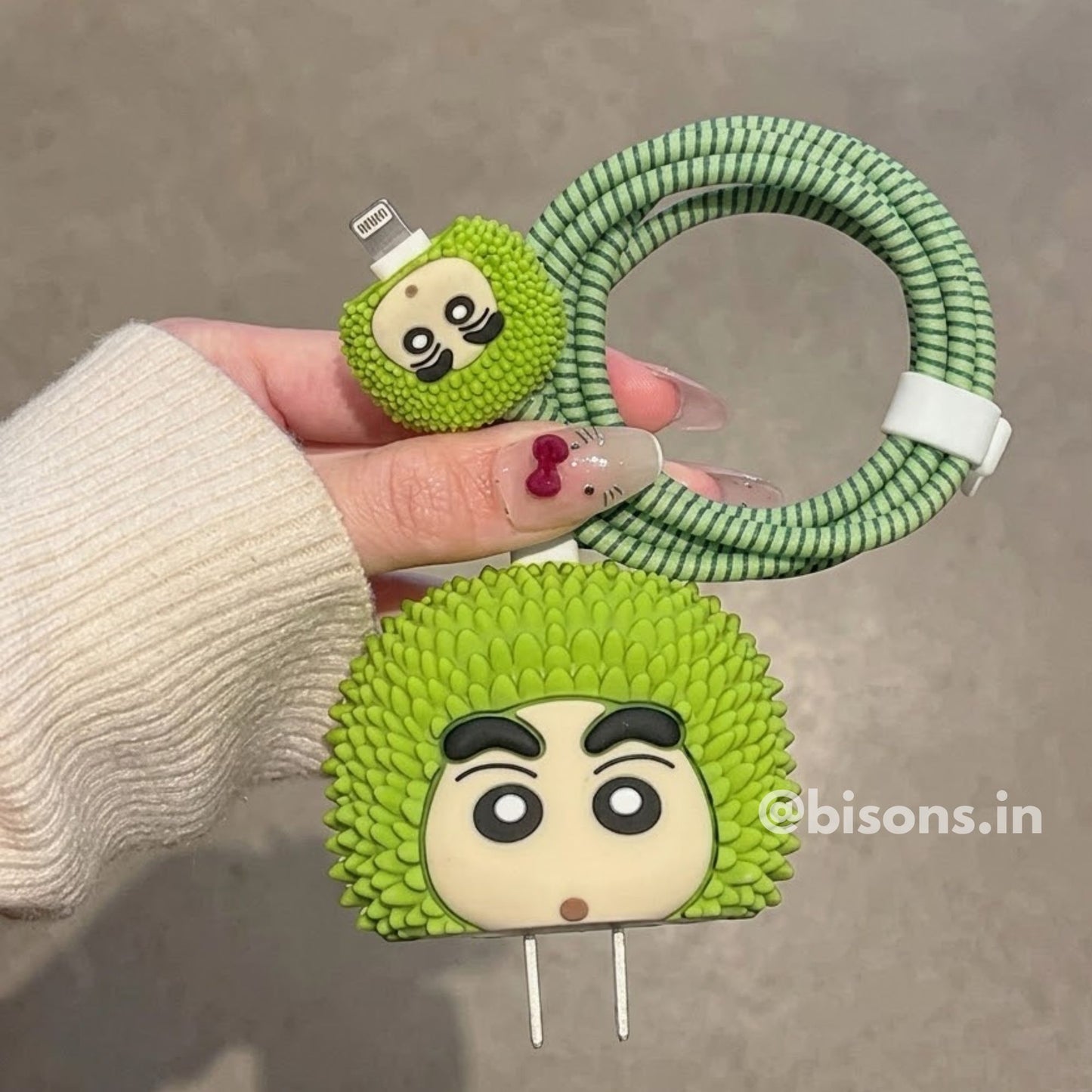 Shinchan Durian Edition – iPhone Charger Cover (With Wire Protector)