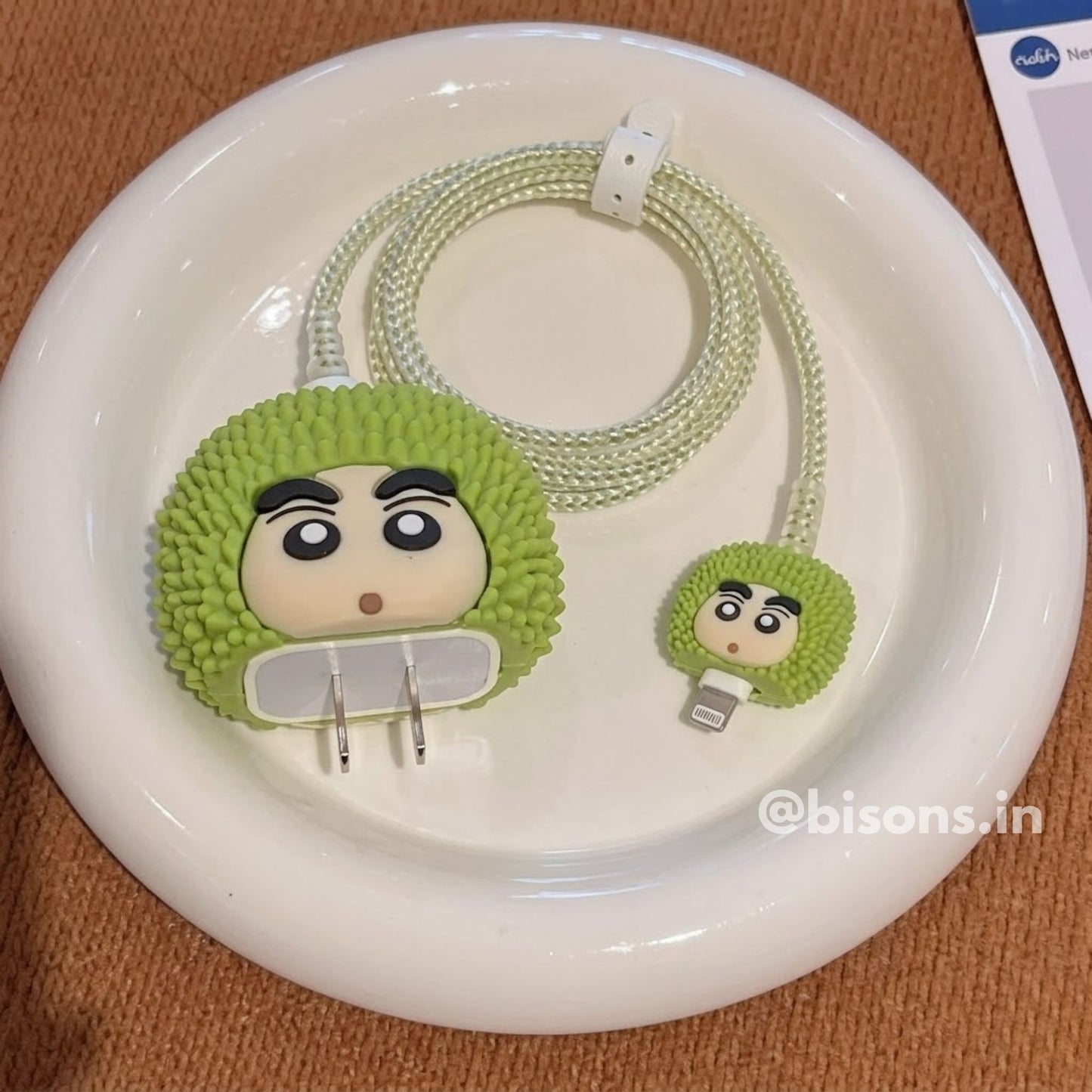 Shinchan Durian Edition – iPhone Charger Cover (With Wire Protector)