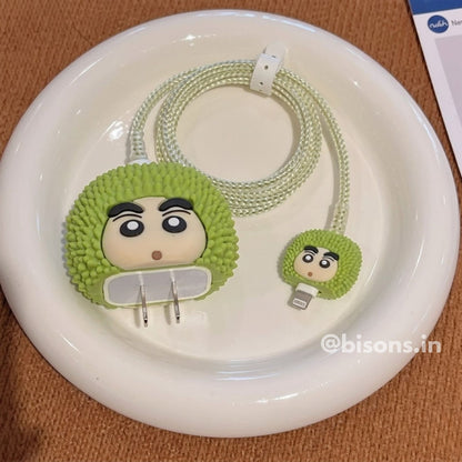 Shinchan Durian Edition – iPhone Charger Cover (With Wire Protector)