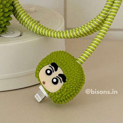 Shinchan Durian Edition – iPhone Charger Cover (With Wire Protector)