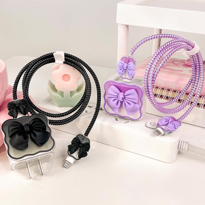 3D AuraBow Edition – iPhone Charger Cover (With Wire Protector)