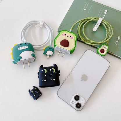Avacado Edition – iPhone Charger Cover (With Wire Protector)