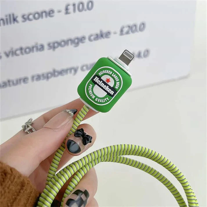 Beer Can Edition – iPhone Charger Cover (With Wire Protector)