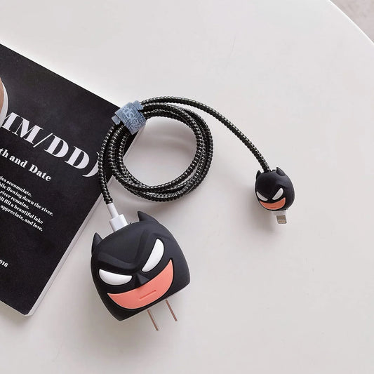Gotham Edition – iPhone Charger Armor Set (With Wire Protector)
