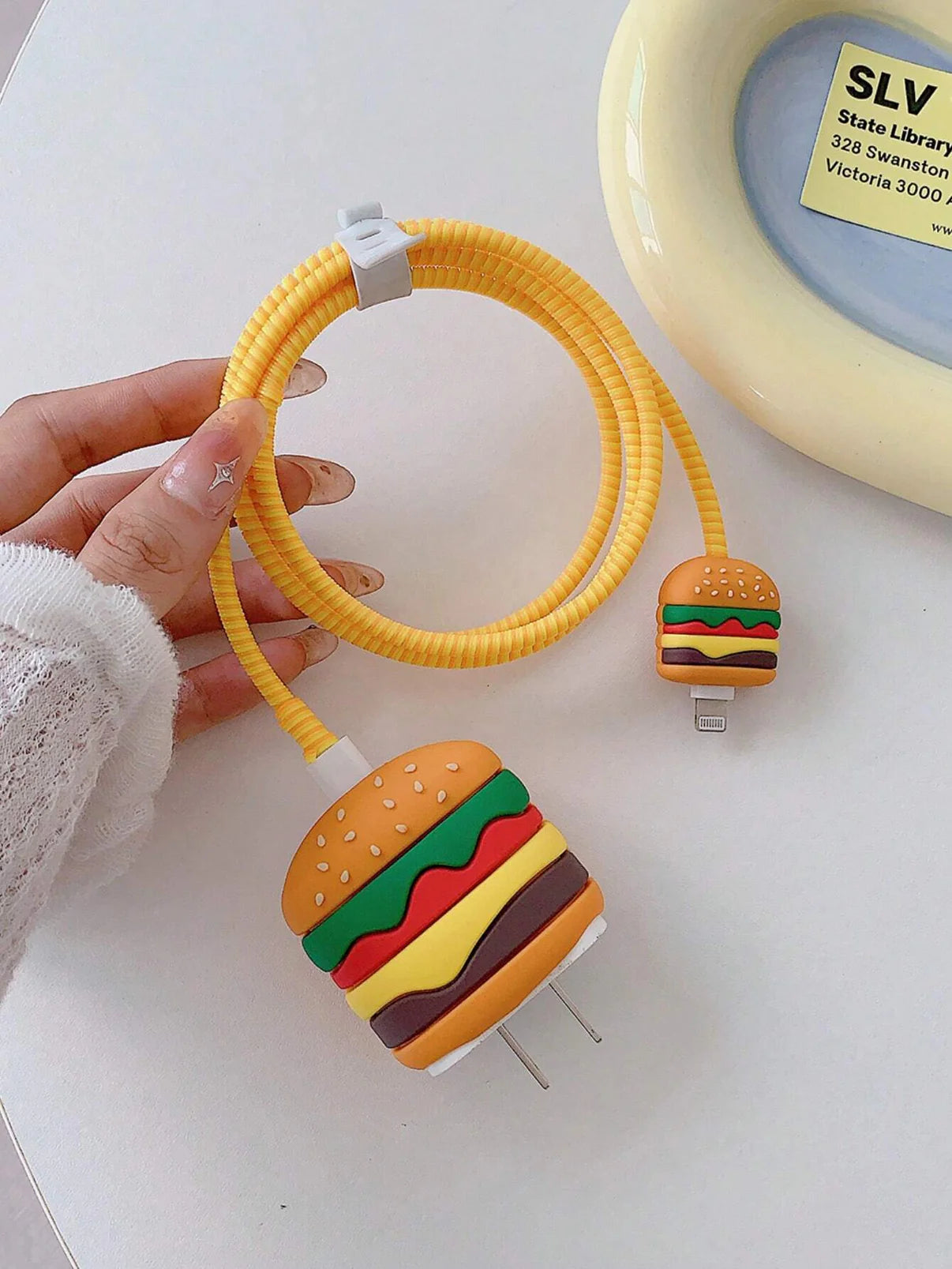 Burger Edition – iPhone Charger Cover (With Wire Protector)
