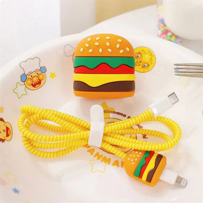 Burger Edition – iPhone Charger Cover (With Wire Protector)