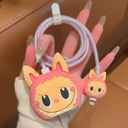 Labubu Edition – iPhone Charger Cover (With Wire Protector)