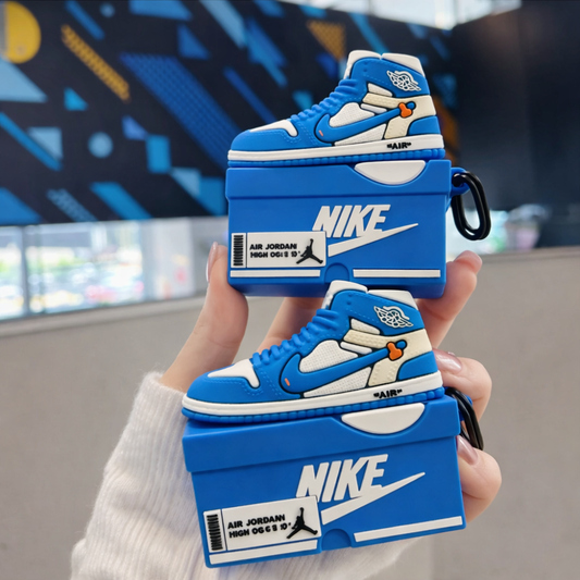 Cactus Court Drip Case Airpods-  Blue Sneaker AirPods Cover