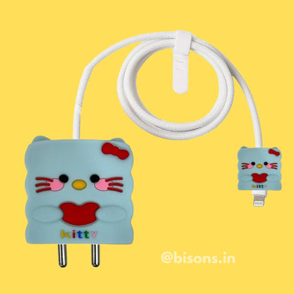 3D Kitty Core Edition – iPhone Charger Cover (With Wire Protector)