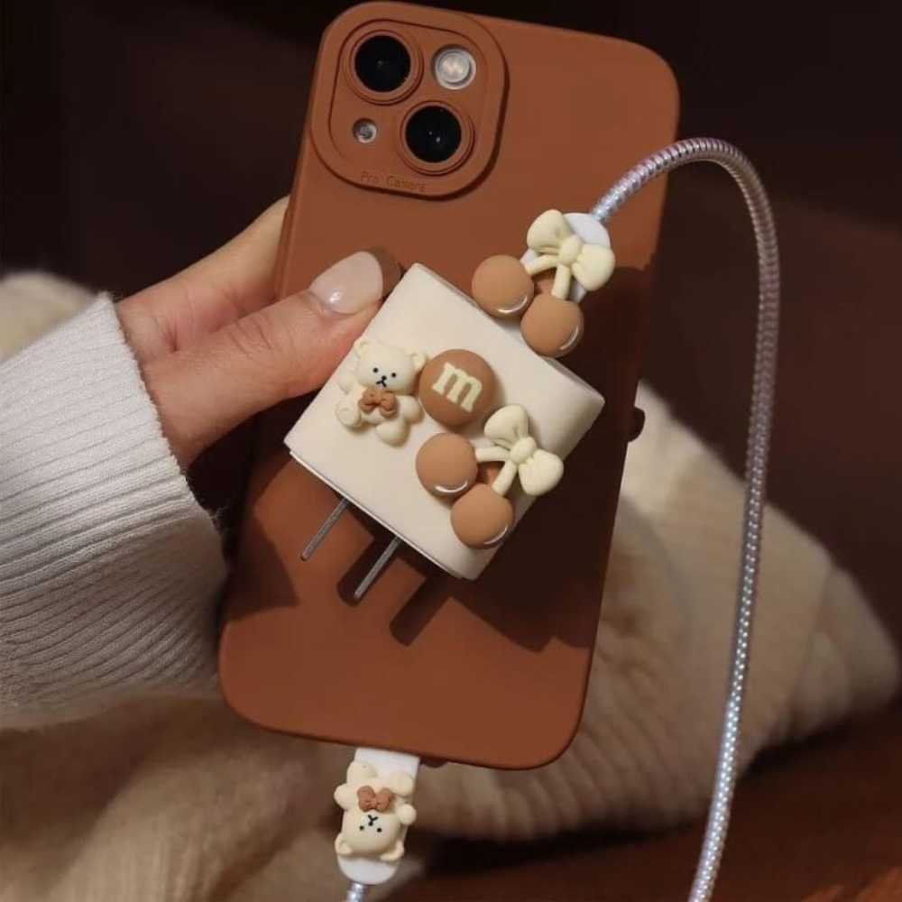Teddy Edition – iPhone Charger Cover (With Wire Protector)