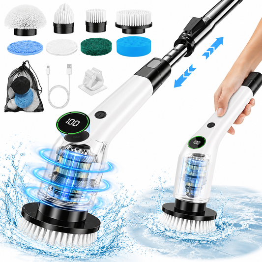 SpinEase™ 9-in-1 Cordless Electric Spin Scrubber