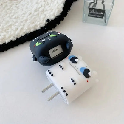Dragon Black Edition – iPhone Charger Cover (With Wire Protector)