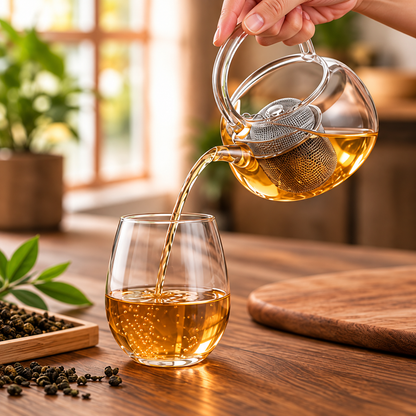 BrewMitra™ – Stainless Steel Tea Infuser Set