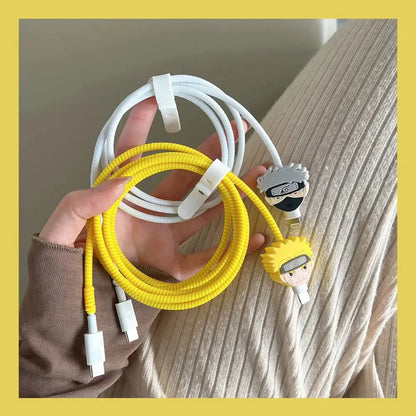 Naruto & Kakashi Edition – iPhone Charger Cover (With Wire Protector)
