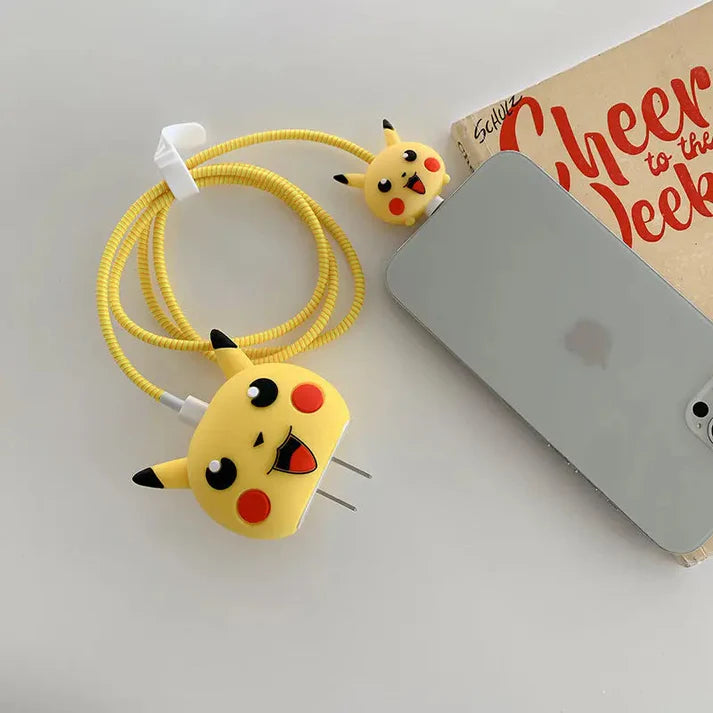 Pikachu Edition – iPhone Charger Cover (With Wire Protector)