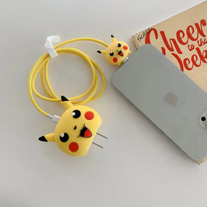 Pikachu Edition – iPhone Charger Cover (With Wire Protector)