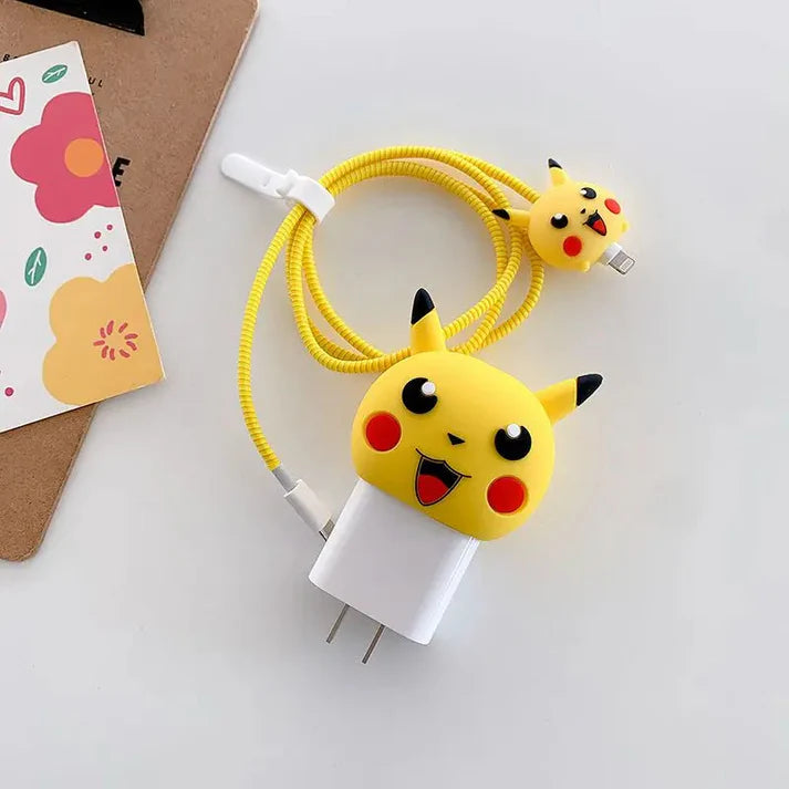 Pikachu Edition – iPhone Charger Cover (With Wire Protector)