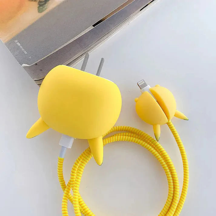 Pikachu Edition – iPhone Charger Cover (With Wire Protector)