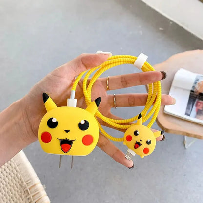 Pikachu Edition – iPhone Charger Cover (With Wire Protector)